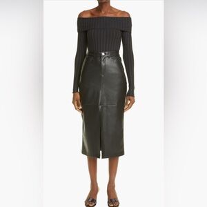 Simon Miller Kahn Faux Leather
Pencil Skirt Size S Excellent Condition